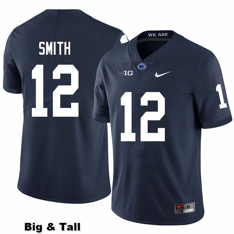 NCAA Nike Men's Penn State Nittany Lions Brandon Smith #12 College Football Authentic Big & Tall Navy Stitched Jersey NAJ1398RH